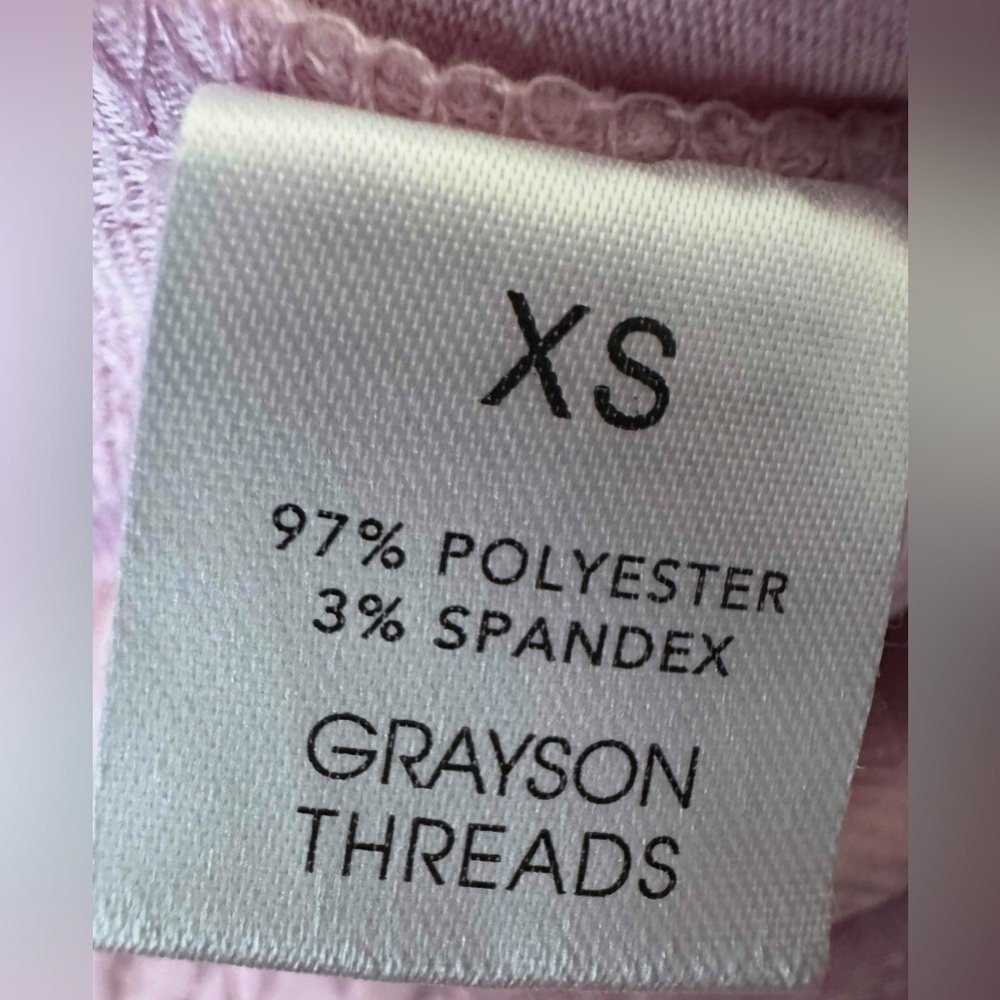 Women’s Size XS Pink Textured Jogger Pants - Picture 7 of 7